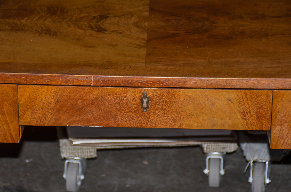 Vintage Wood Writing Desk by Baker Furniture