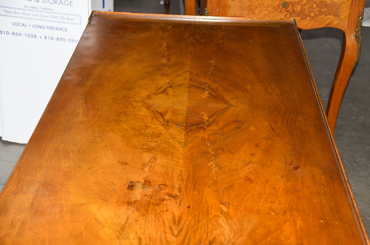 Vintage Wood Writing Desk by Baker Furniture