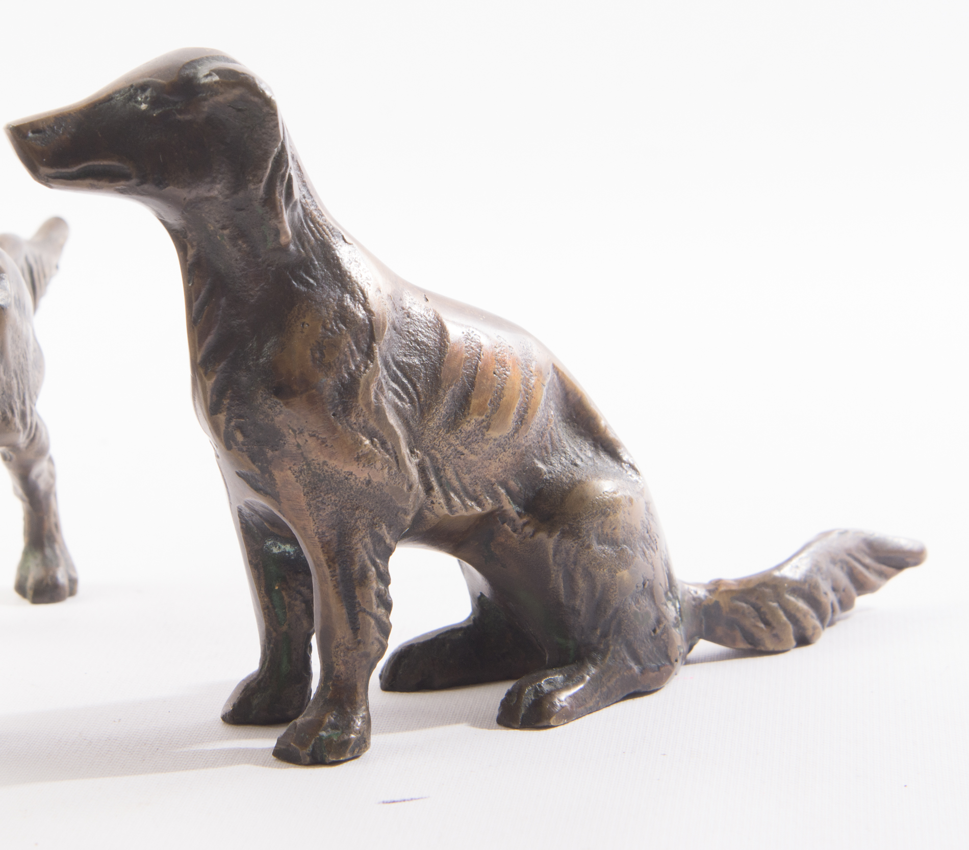 Bronze Dog Sculptures