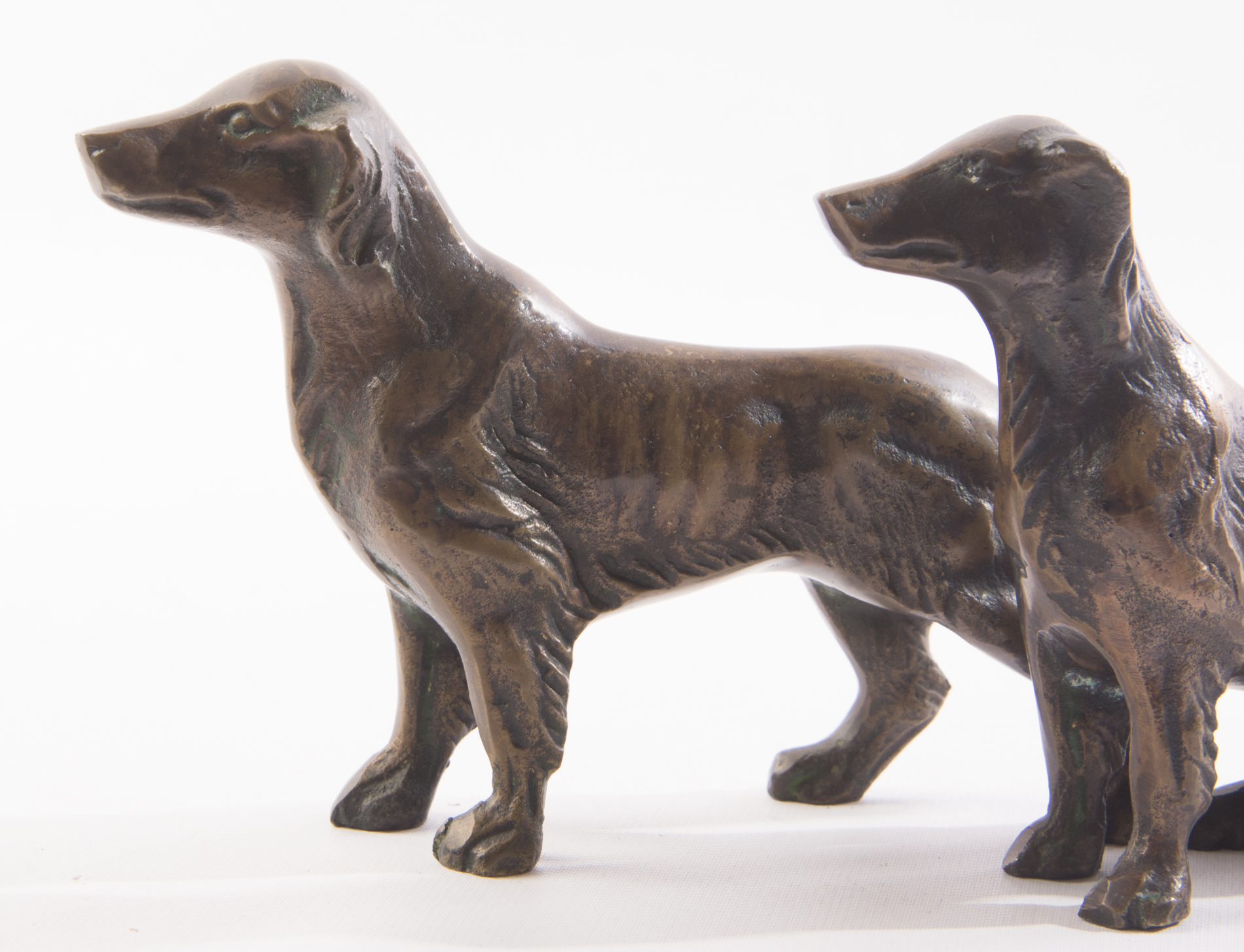 Bronze Dog Sculptures