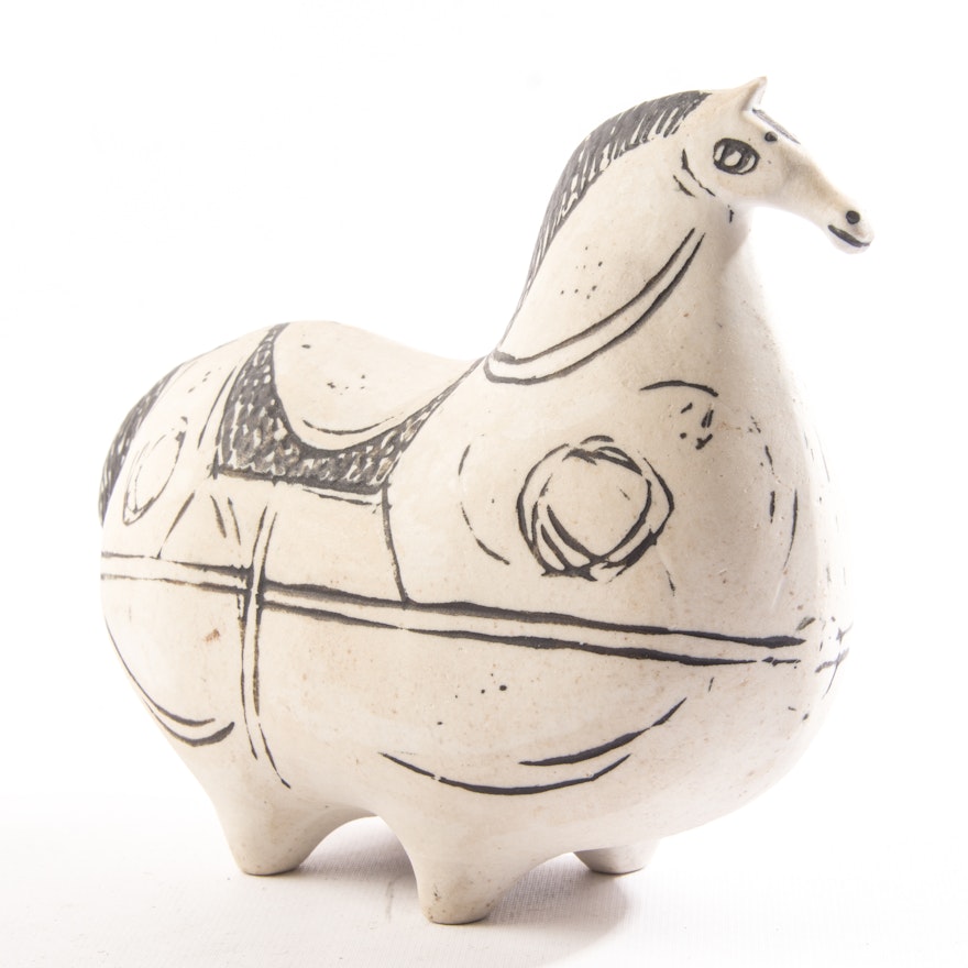 Stig Lindberg for Gustavsberg Ceramic Horse Sculpture