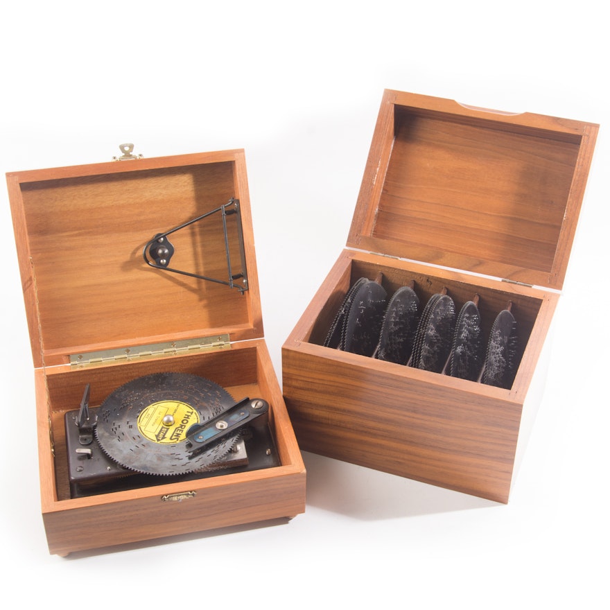 Thorens Switzerland Vintage Music Box Set