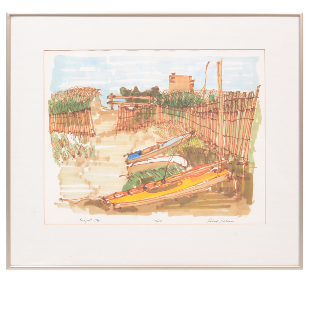 Richard Eastman Limited Edition Print 'Beachfront'