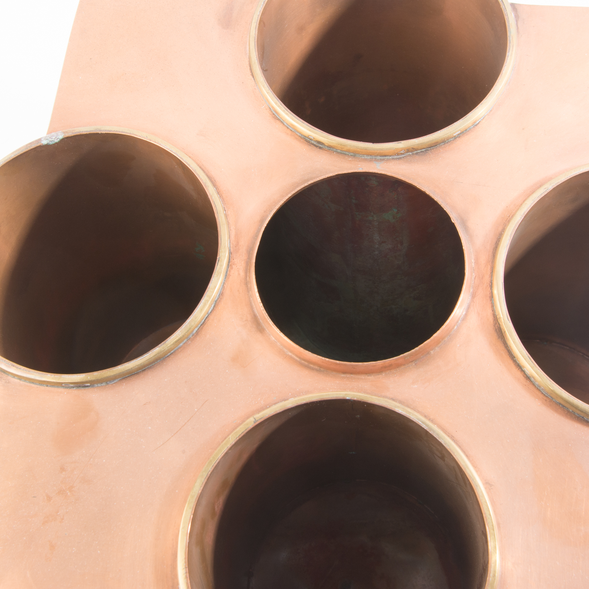 Copper and Brass Wine Cooler