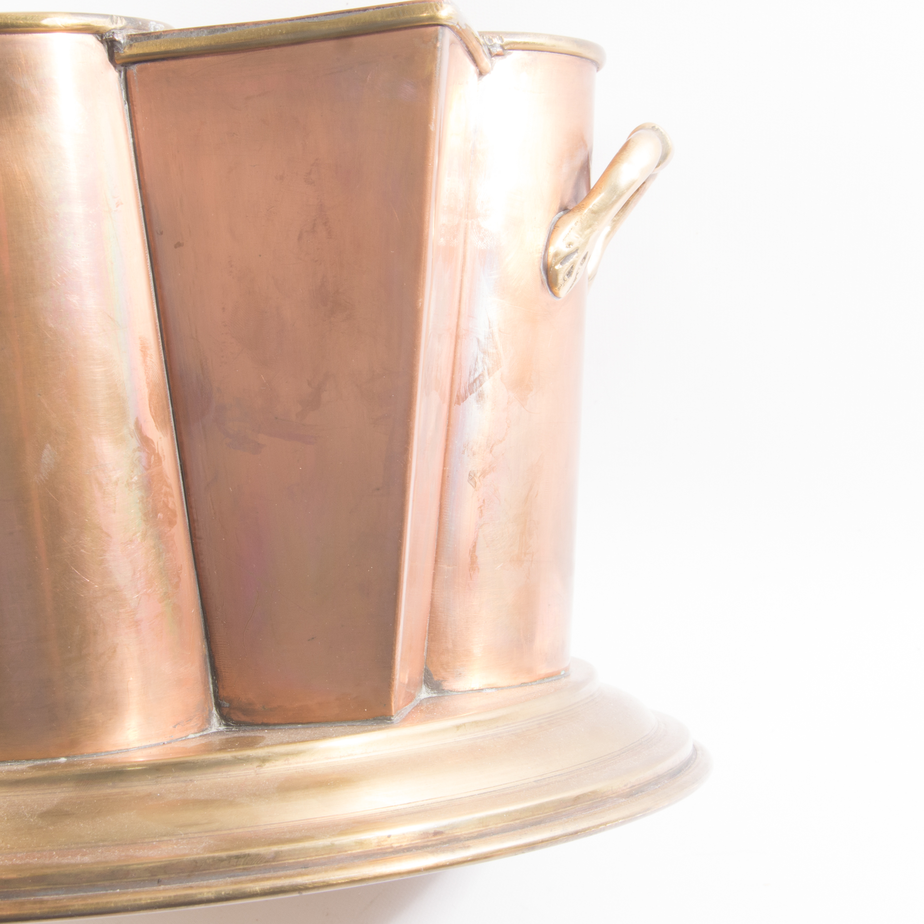 Copper and Brass Wine Cooler