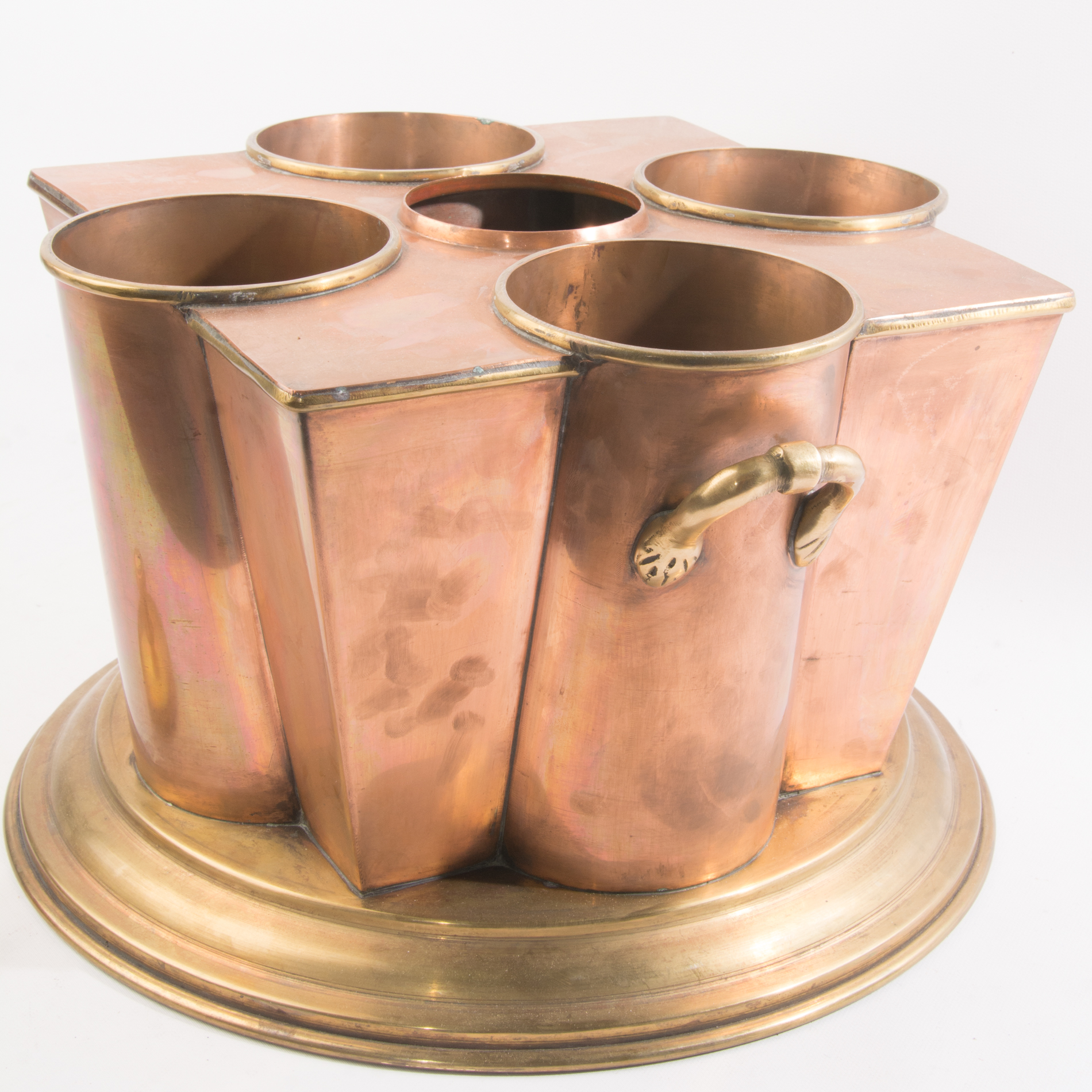 Copper and Brass Wine Cooler