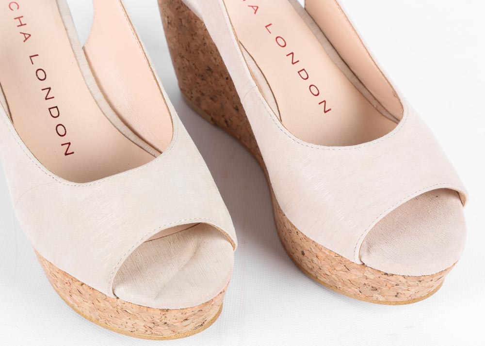 Sacha London Bruno Wedge Slingbacks