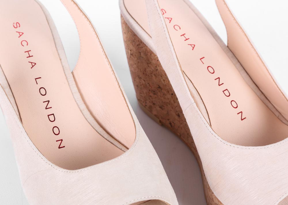 Sacha London Bruno Wedge Slingbacks