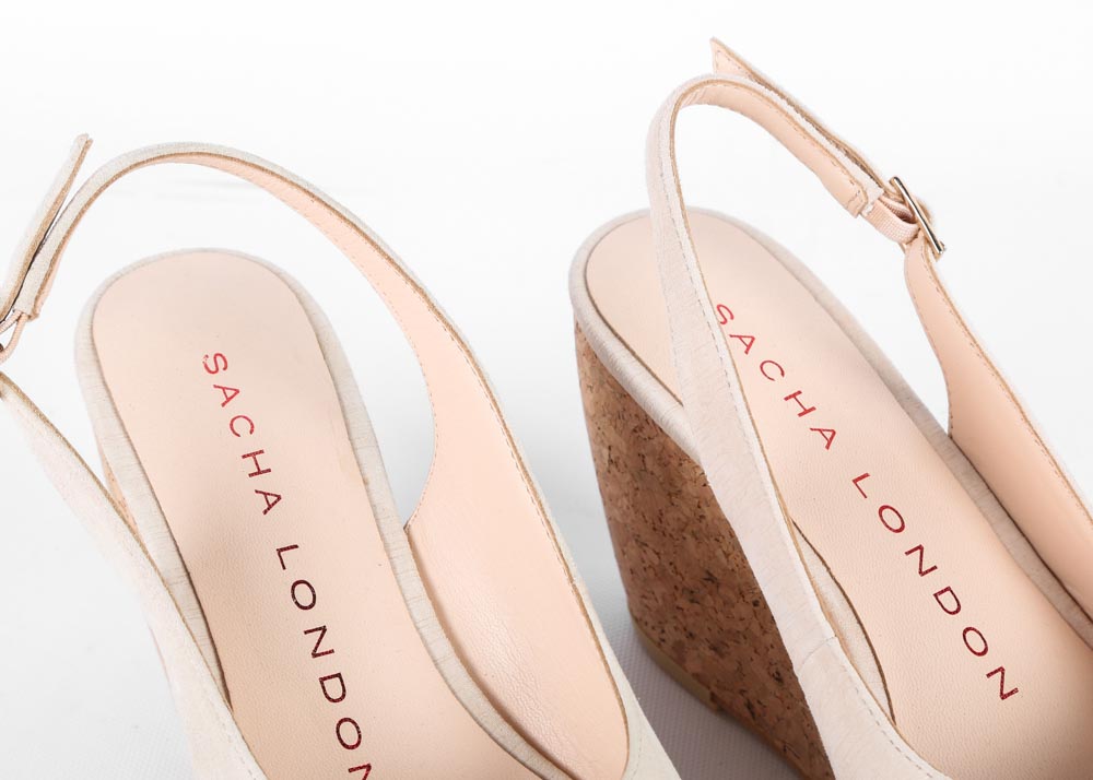 Sacha London Bruno Wedge Slingbacks