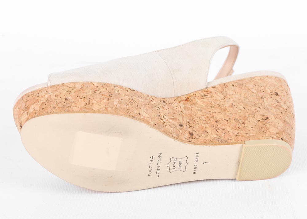 Sacha London Bruno Wedge Slingbacks