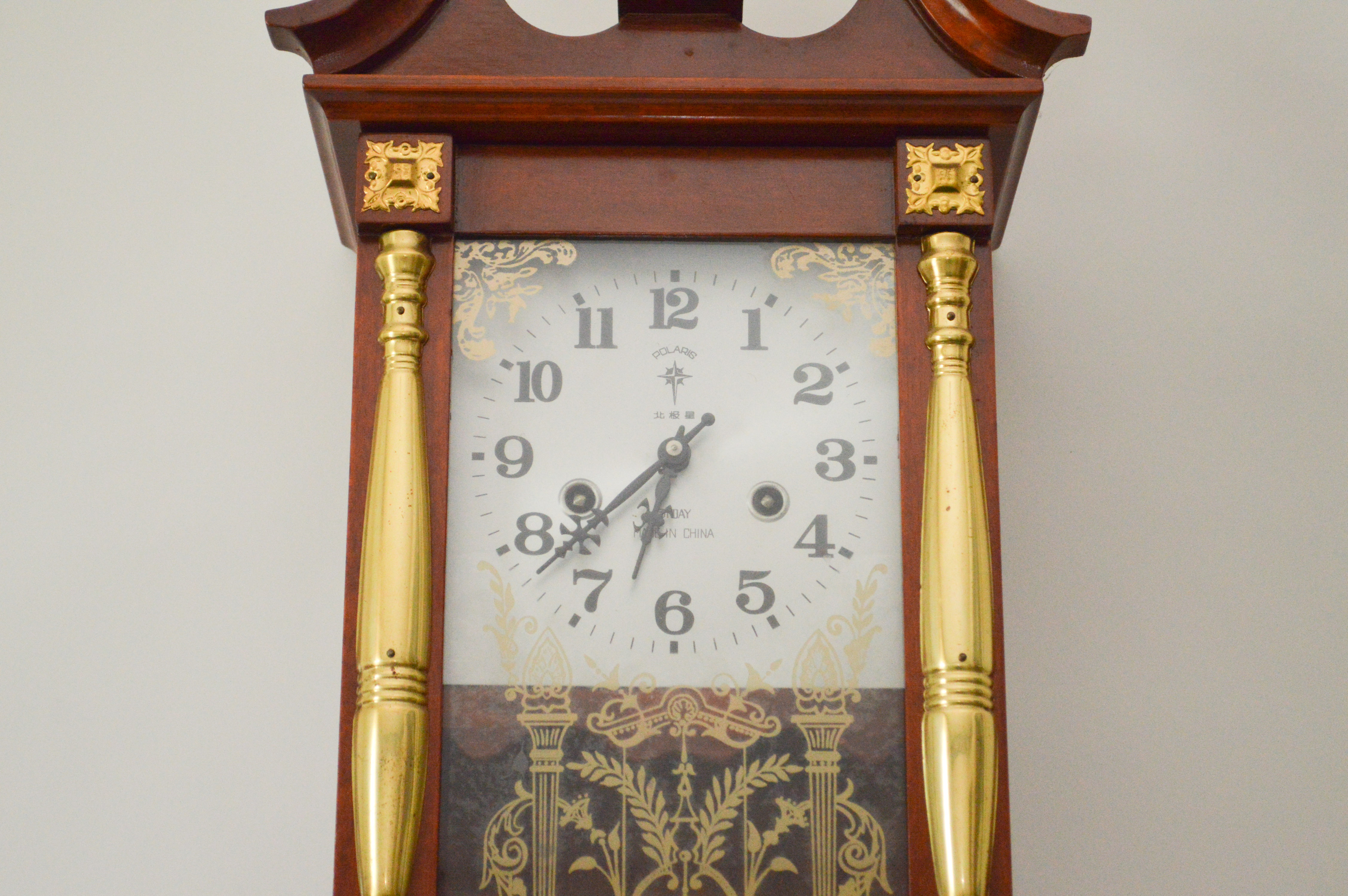 Polaris 31-Day Pendulum Wall Clock