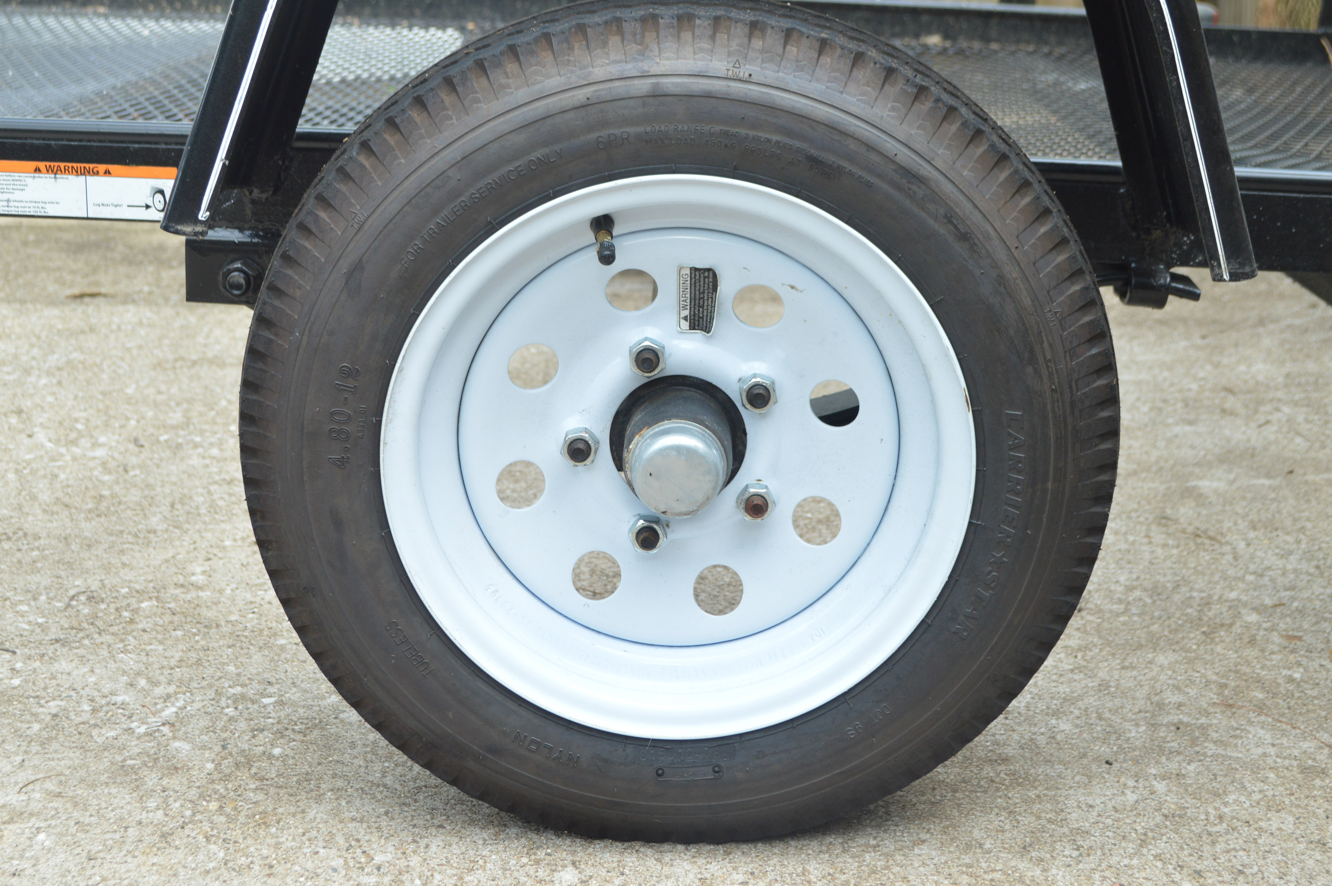 Carry-On Corporation Single Axle Utility Trailer