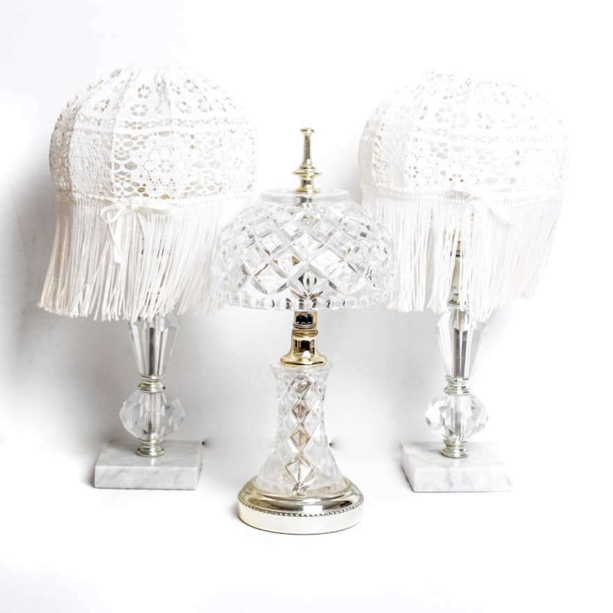 Three Vintage Table Lamps