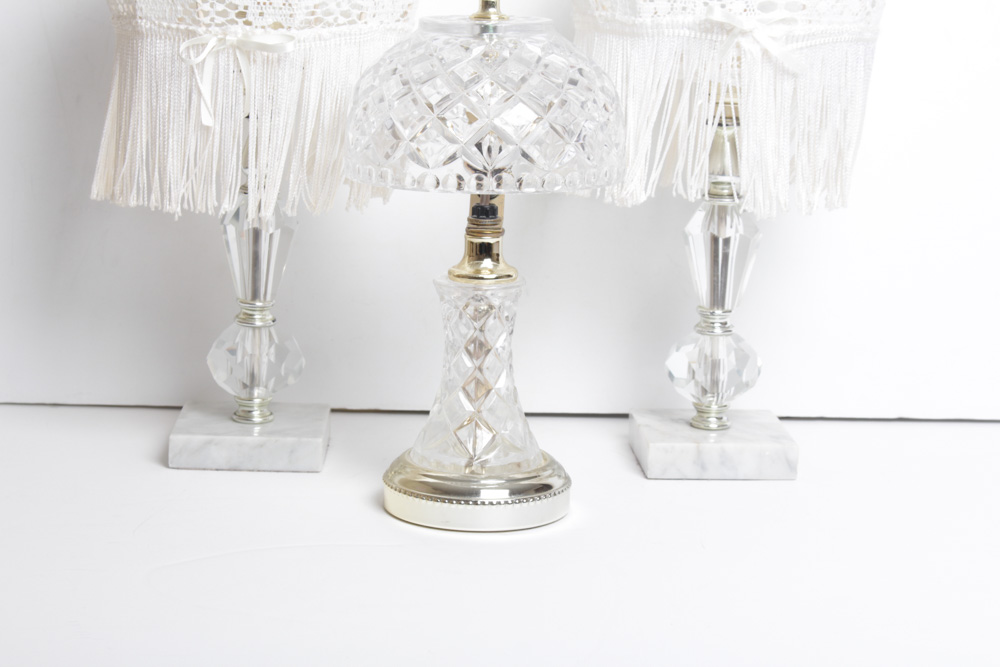 Three Vintage Table Lamps