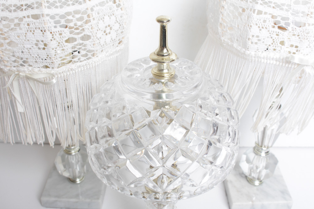 Three Vintage Table Lamps