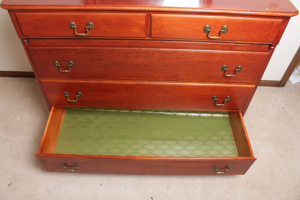 Vintage Pennsylvania House Cherry Dresser with Mirror
