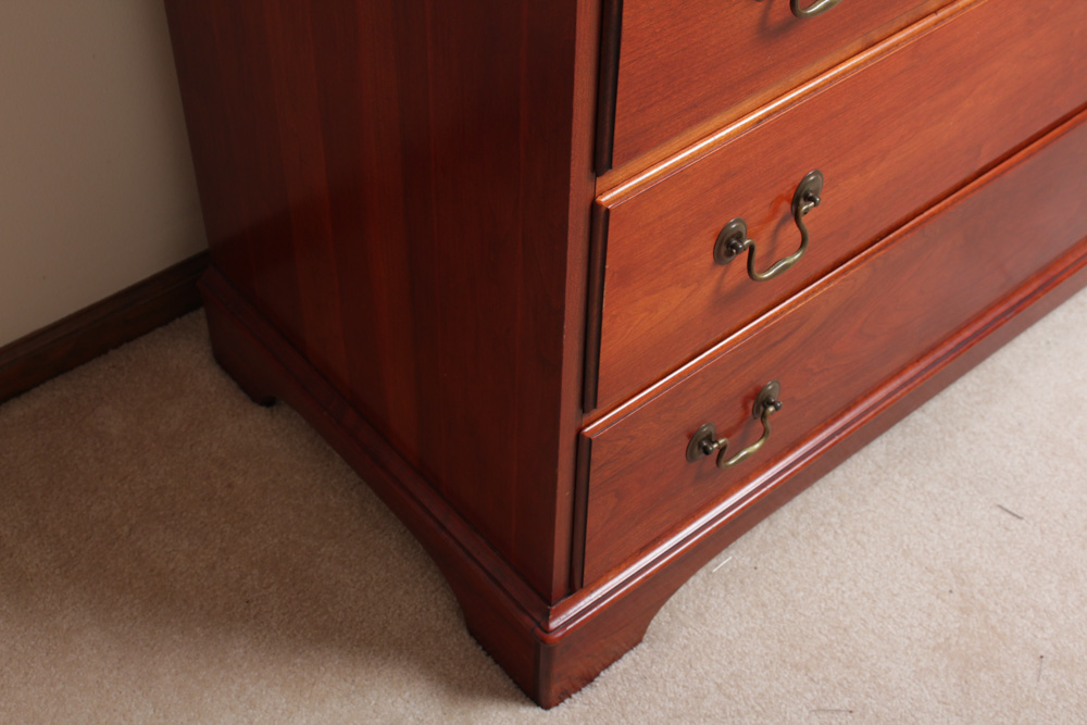 Vintage Pennsylvania House Cherry Dresser with Mirror