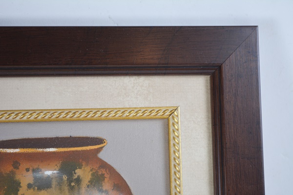 Laponas Framed Still Life Offset Lithograph