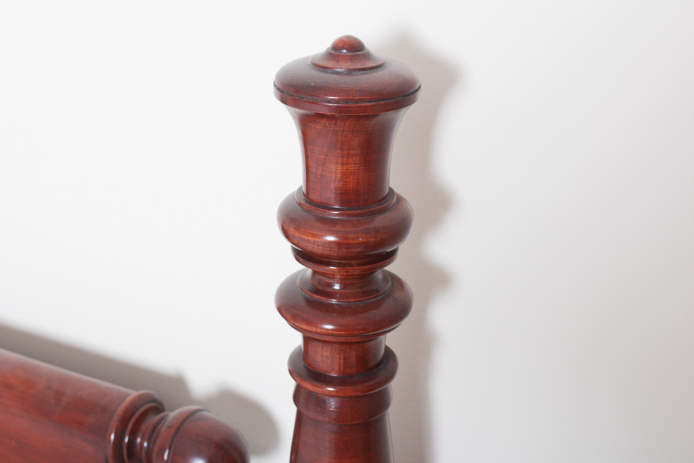 Vintage Four Poster Colonial Style Cherry Bed