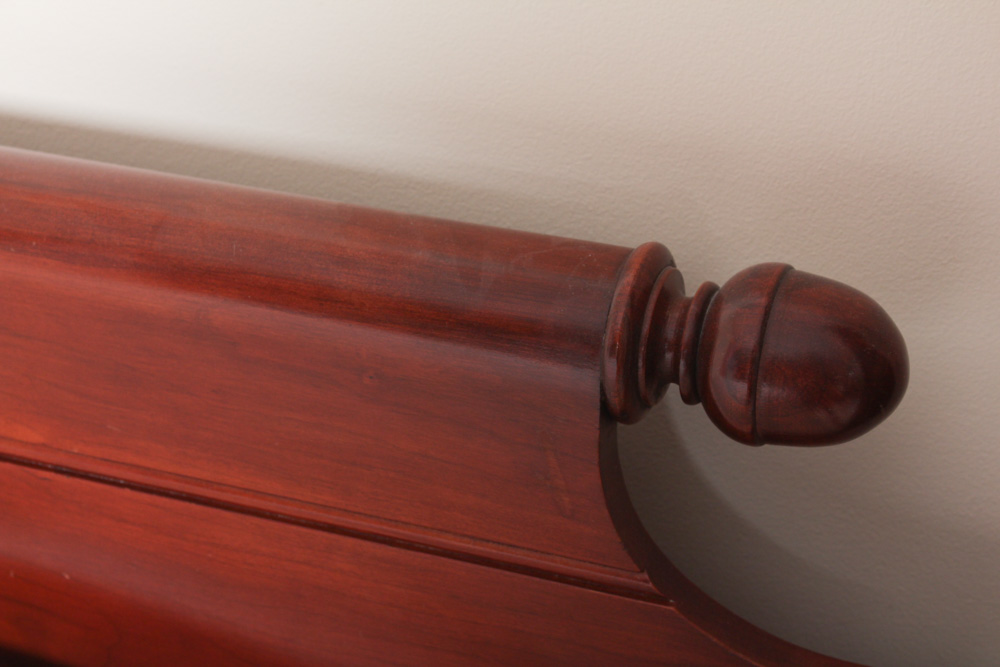 Vintage Four Poster Colonial Style Cherry Bed