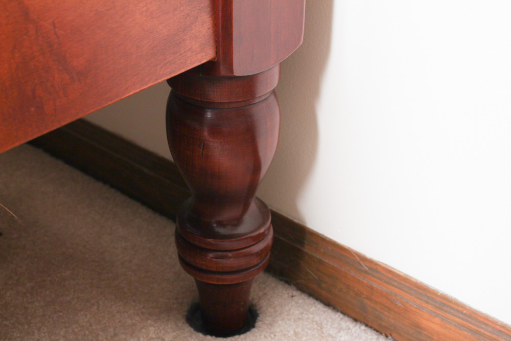 Vintage Four Poster Colonial Style Cherry Bed