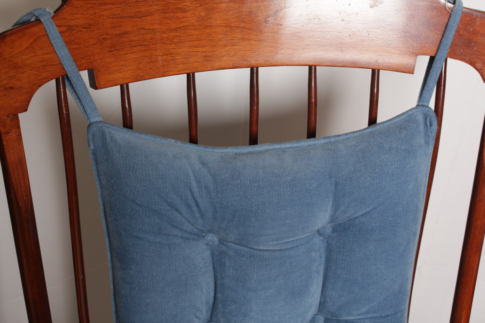 Nichols and Stone Cherry Wood Rocking Chair