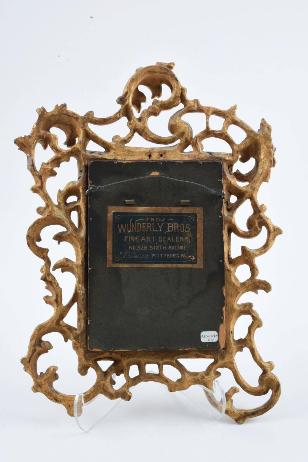 19th Cent. Porcelain Framed Plaque After Élisabeth Vigée Le Brun