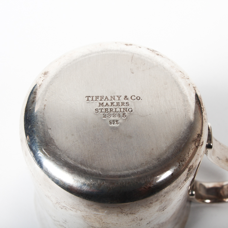 Tiffany & Co. Engraved Sterling Silver Teacup