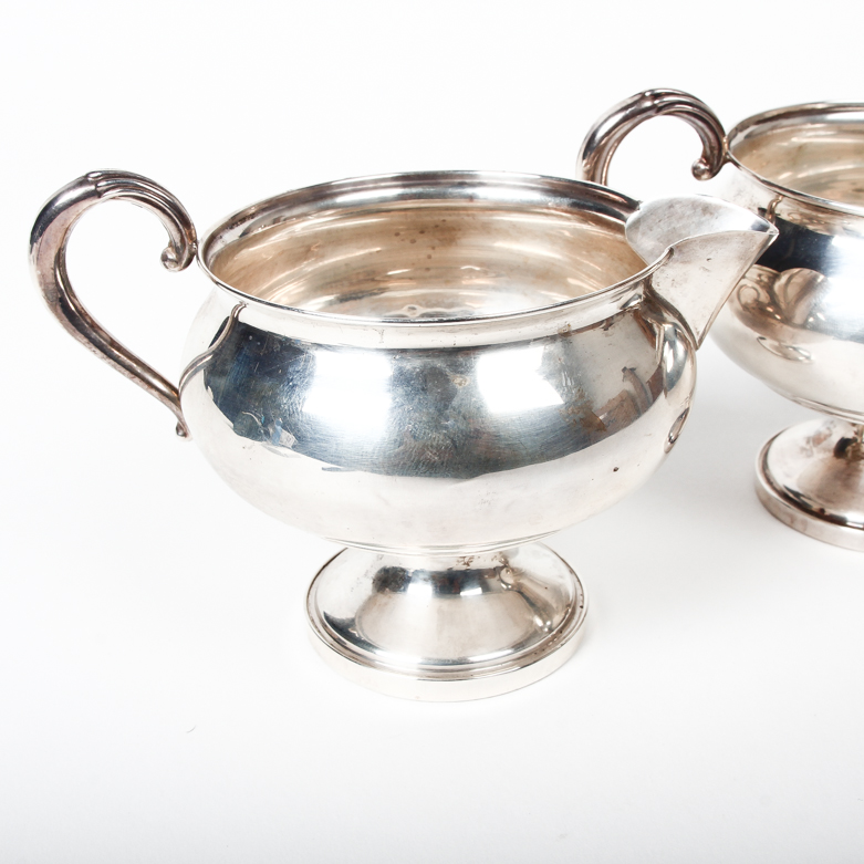 Fisher Weighted Sterling Silver Cream and Sugar Set