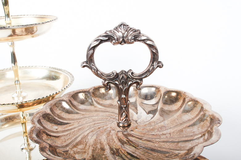 Vintage Tiered Tidbit Trays