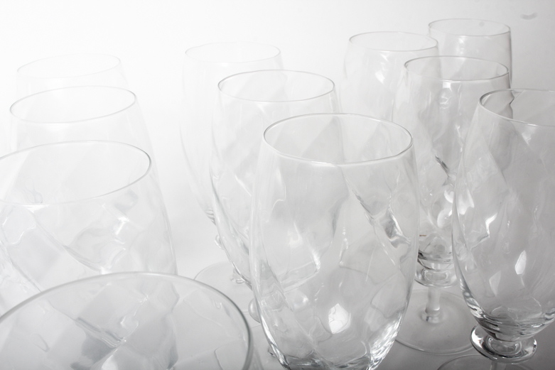 Set of Footed Iced Tea Glasses