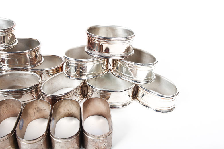 Silver Plated Napkin Rings