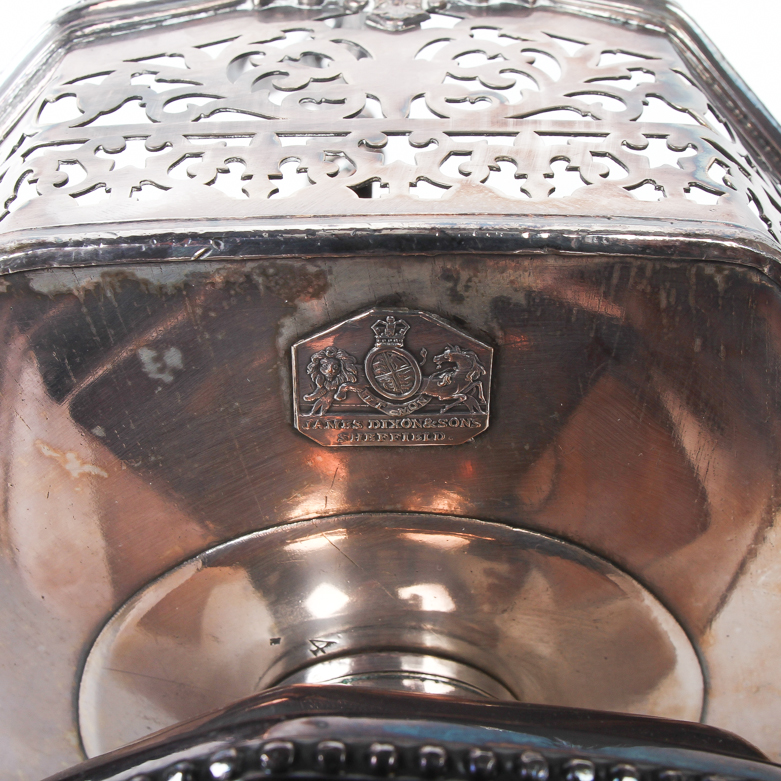 James Dixon & Sons Silver Plate Condiment Caddy