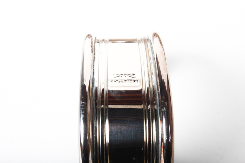 Silver Plated Napkin Rings