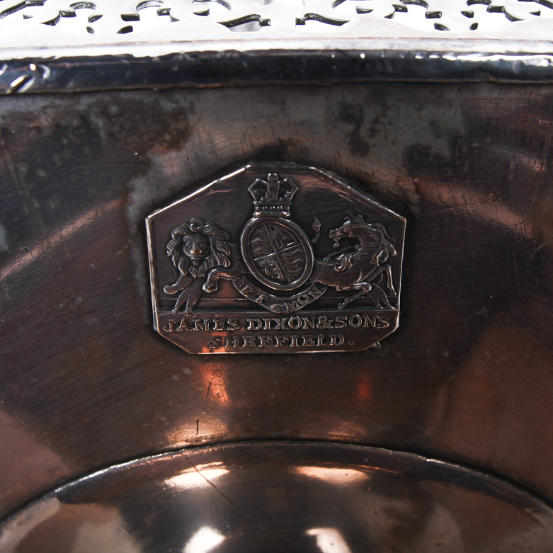 James Dixon & Sons Silver Plate Condiment Caddy