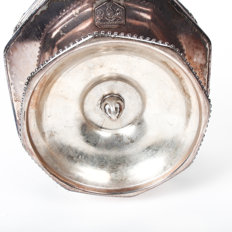 James Dixon & Sons Silver Plate Condiment Caddy