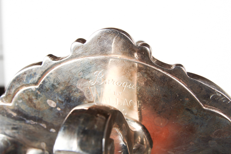 Pair of Silver Plate Divided Serving Dishes