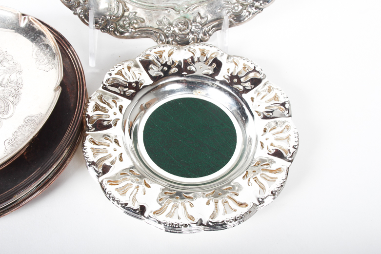 Silver Plated Servingware Including Towle and Sheffield