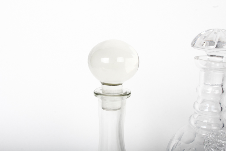 Assorted Glass Decanters