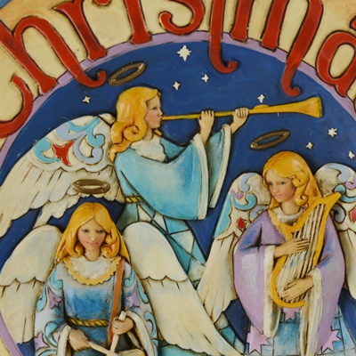 Jim Shore Christmas 2013 "Angels Proclaim Good News"