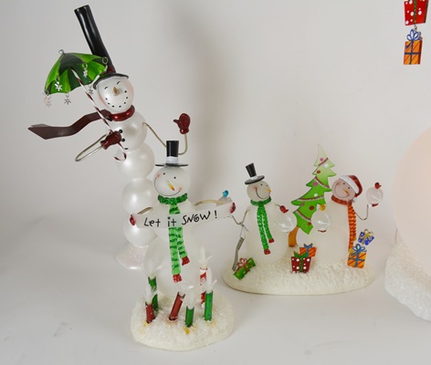 Glass Snowman Collection