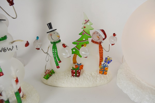 Glass Snowman Collection