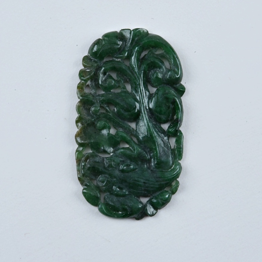 Chinese Dyed Jadeite Carving