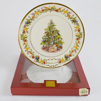 Lenox 2004 Brazil Christmas Trees Around The World Collector Plate