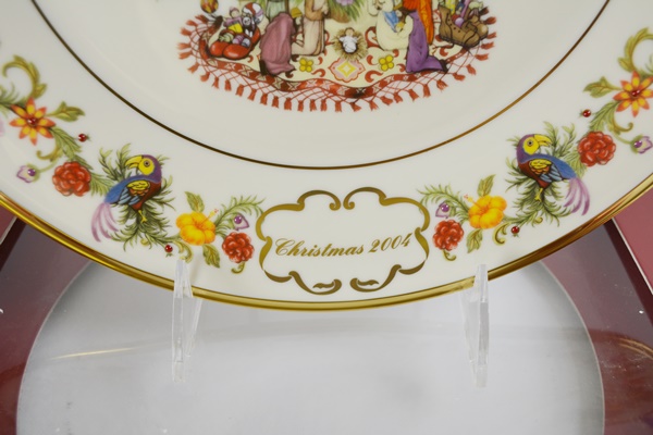 Lenox 2004 Brazil Christmas Trees Around The World Collector Plate