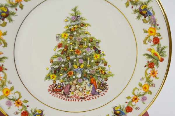 Lenox 2004 Brazil Christmas Trees Around The World Collector Plate