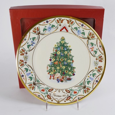 Lenox 2000 Sweden Christmas Trees Around The World Collector Plate