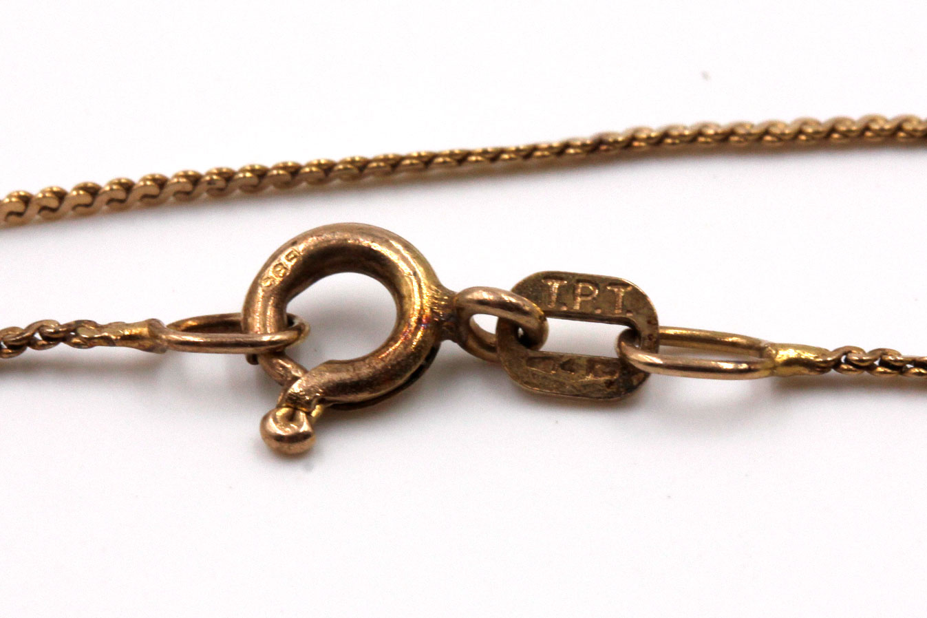 14K Yellow Gold Curb Chain Necklace and Bracelet