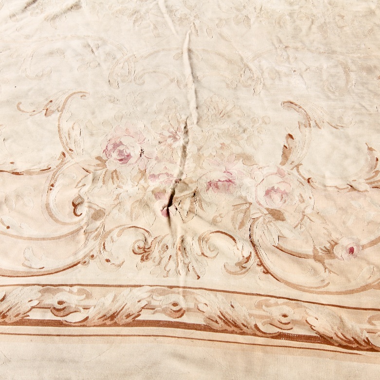 Antique French Aubusson Rug