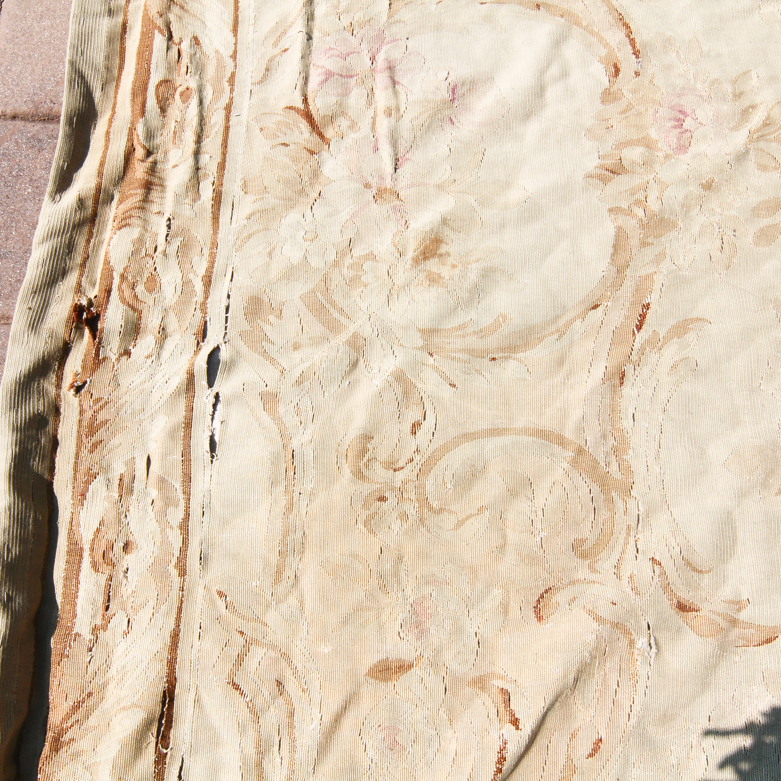 Antique French Aubusson Rug